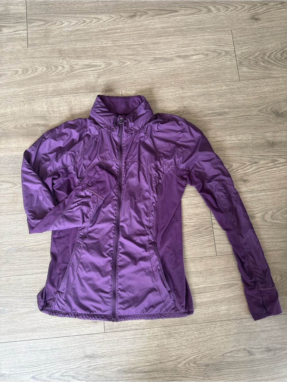 Lululemon Run Featherweight Hybrid Jacket Royalty Purple Windbreaker